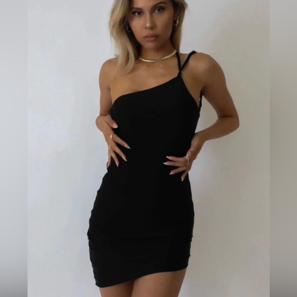 Princess Polly black mini dress